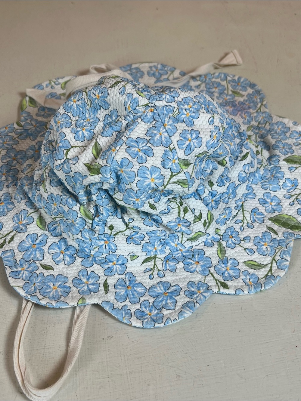 PETIT PLAYA- Petal Sun Hat · Hydrangea - Picture 3 of 6